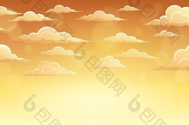 秋季天空主题背景5-图片插图。