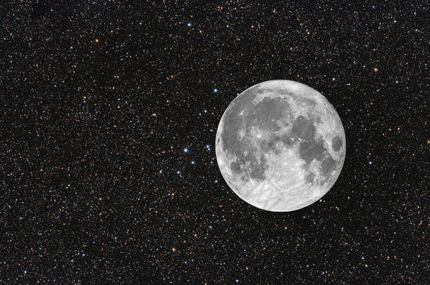 作文完整的月亮阶段量蓝色的白色红色的星星背景