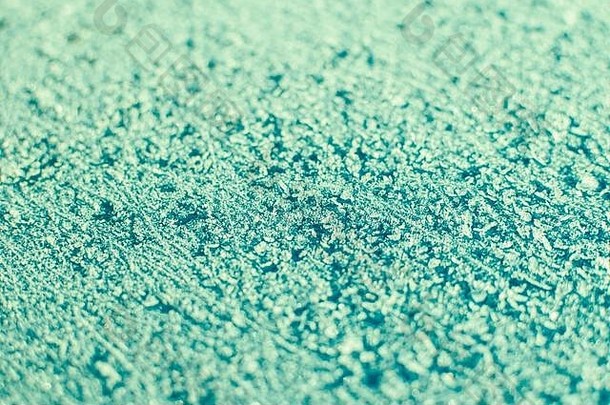 纹理闪闪发光的冷冰雪背景绿色颜色冬天背景设计抽象自然