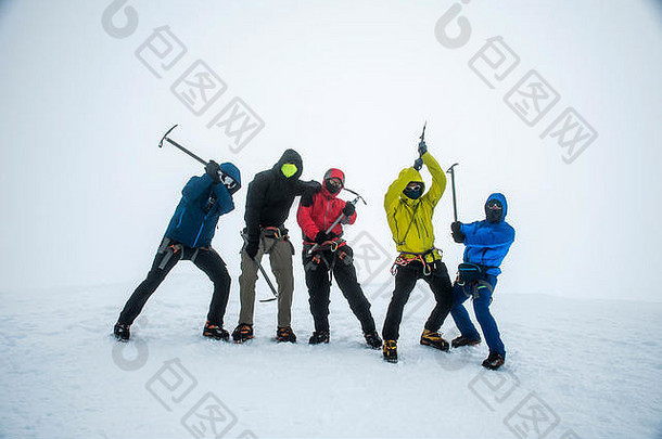 集团徒步旅行冰川赫瓦纳达尔什努库尔最<strong>高峰会</strong>冰岛山景观瓦特纳冰川公园