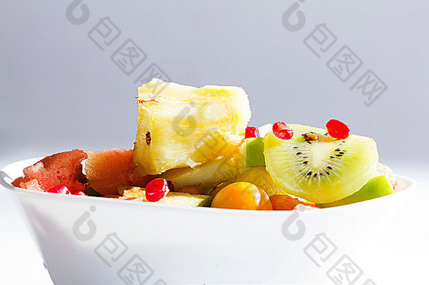 碗沙拉水果节食健康