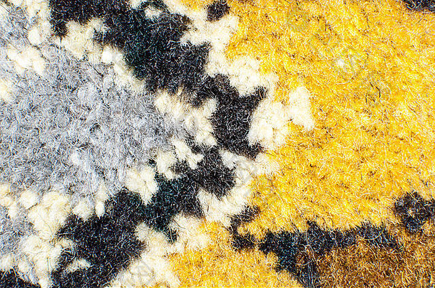 片段模式地毯使自然羊毛