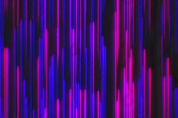 电脑生成的彩色像差乐队像素多色的噪音呈现摘要背景