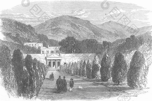圣马提诺意大利别墅，拿破仑之家，厄尔巴岛1868年。图文并茂的伦敦新闻