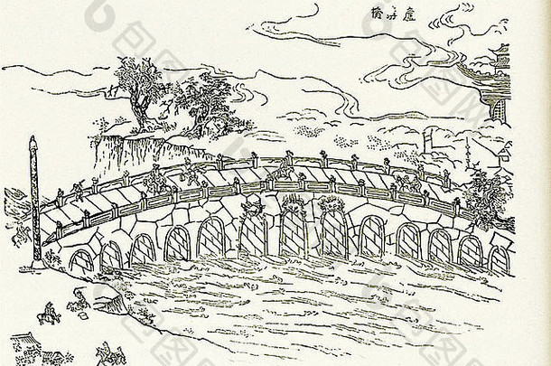 尤尔的《马可波罗书》（1871年）的标签是：普利桑钦桥（由中文原著缩减而成）。