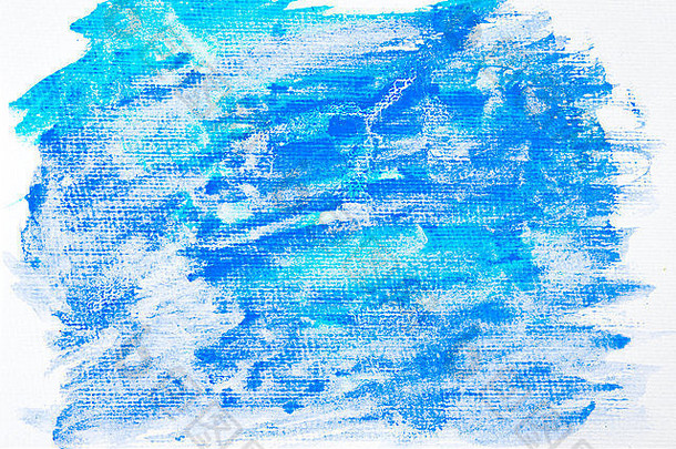 抽象水彩纹理背景，浅蓝色