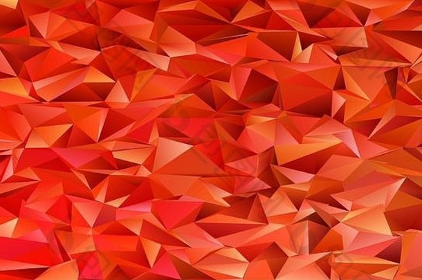三角形图案背景-红色三角形马赛克图案