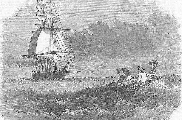1857年，英国皇家邮轮营救了贝克船<strong>长</strong>。<strong>图文</strong>并茂的伦敦新闻
