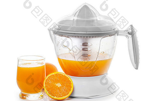 汁器汁成熟的橙子
