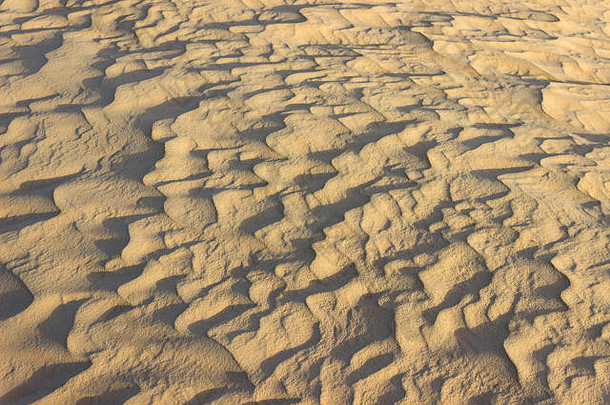 令人惊讶的是细粒子撒哈拉沙漠沙漠金沙子创建无缝的模式微型沙丘创建风