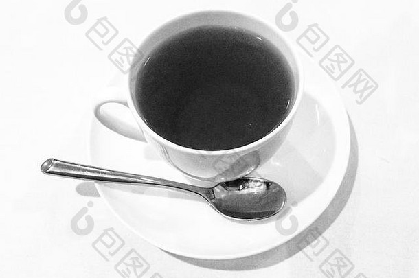 黑色的白色<strong>茶</strong>杯飞碟