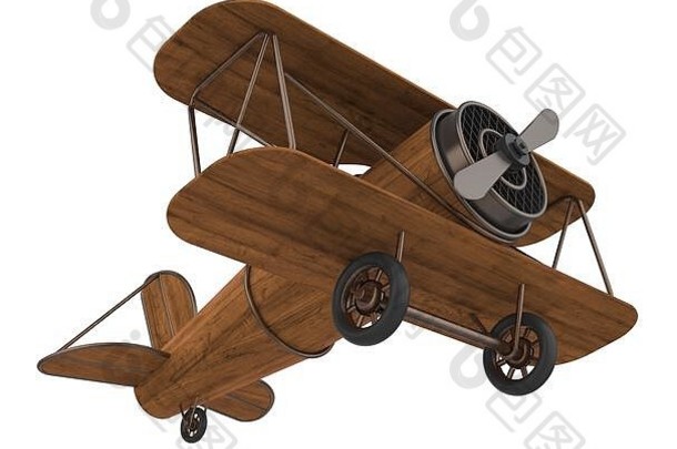 木制飞机玩具