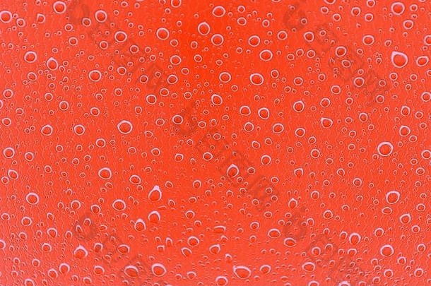 <strong>橙色</strong>浓密的熔岩色抽象背景，带有水滴图案