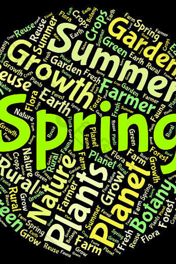 春天这个词的意思是春潮季节和春天