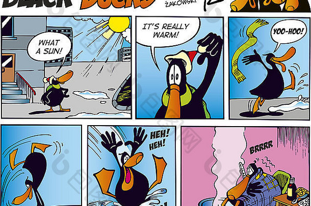 黑色的鸭子漫画带集