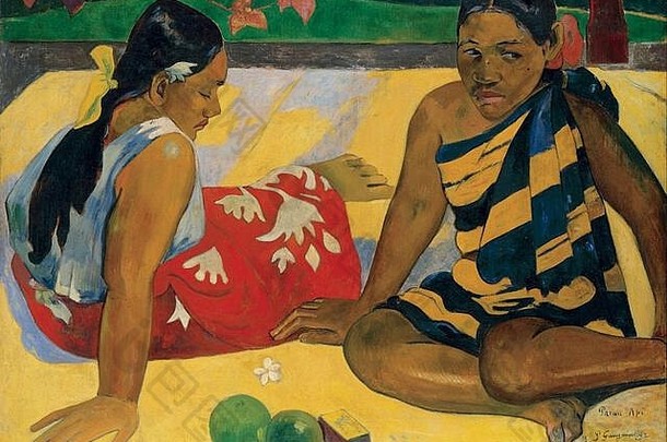 )保罗·高更（Paul Gauguin）的19世纪画作-非常高分辨率和高质量的图像