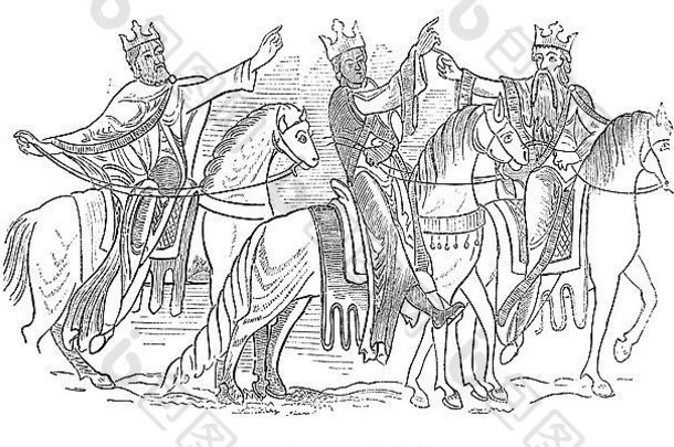 皇家服装利用设备马盎格鲁-撒克逊手稿
