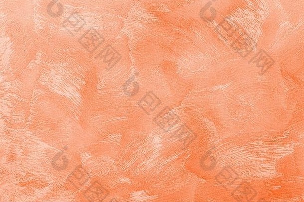 纹理橙色装饰石膏混凝土摘要背景设计艺术程式化的横幅复制空间文本