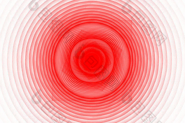 红色的摘要波神奇的分形设计