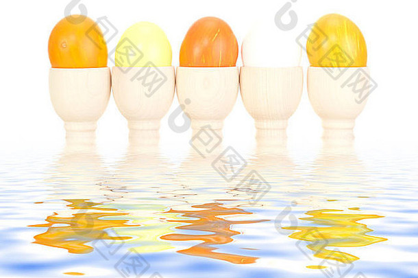 复活节鸡蛋蛋杯