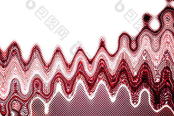 具有运动波的抽象红色背景