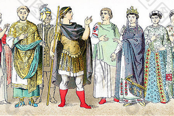 拜占庭人狄奥多西配偶艾莉亚flacilia领事赫拉克利乌斯东罗马帝国皇帝高贵的狄奥多拉贵族