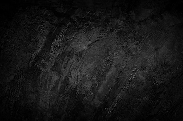 黑色的水泥墙纹理背景
