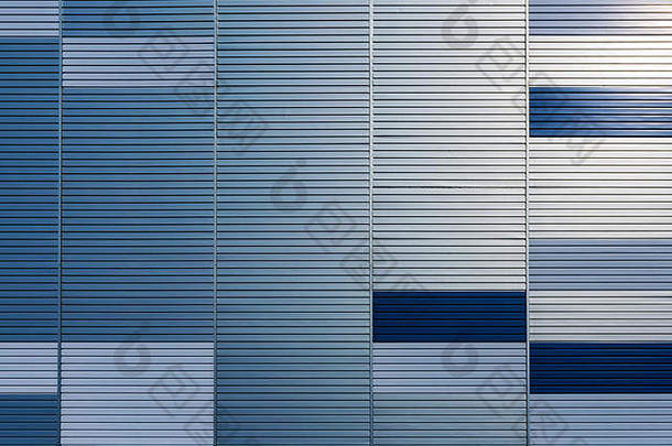 摘要建筑背景现代建筑外观蓝色的银行图像