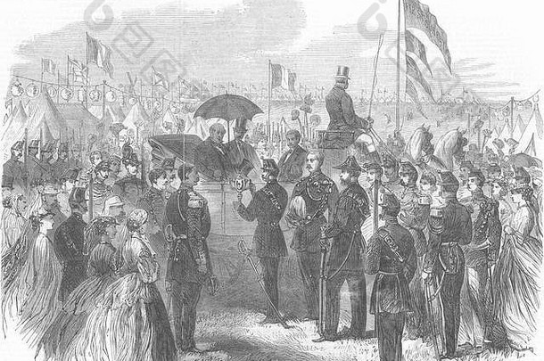 1866年伦敦温布尔登杯<strong>颁奖大会</strong>。图文并茂的伦敦新闻