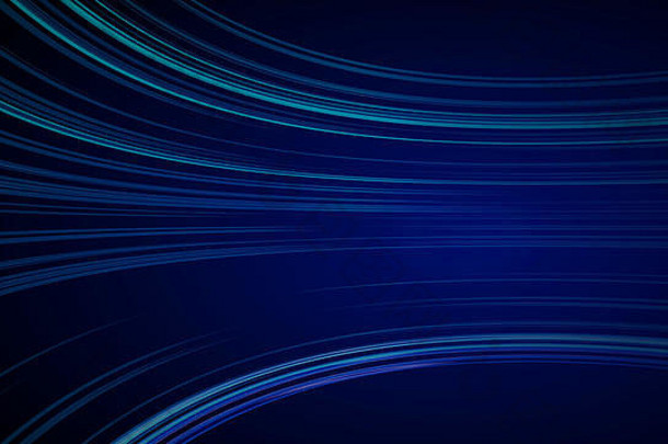 蓝色的色彩斑斓的摘要背景动画移动行纤维视网络魔法闪烁的发光的飞行行动画无缝的循环明亮的厚条纹飞行