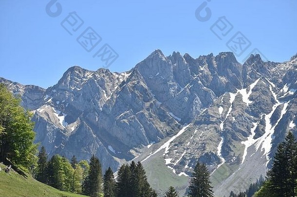 瑞士Säntis山全景图