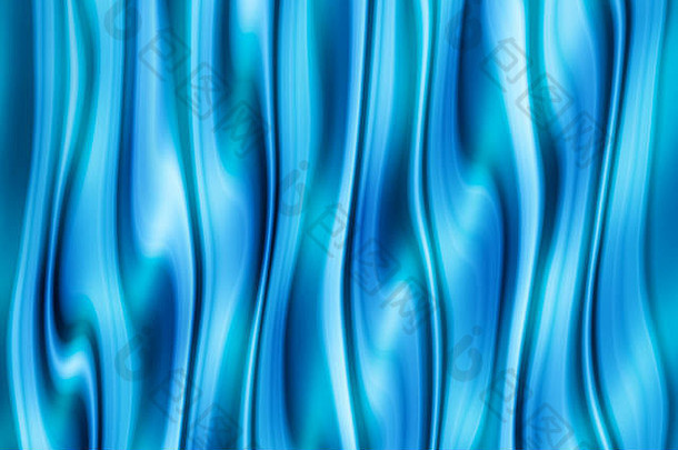 蓝色波浪抽象背景