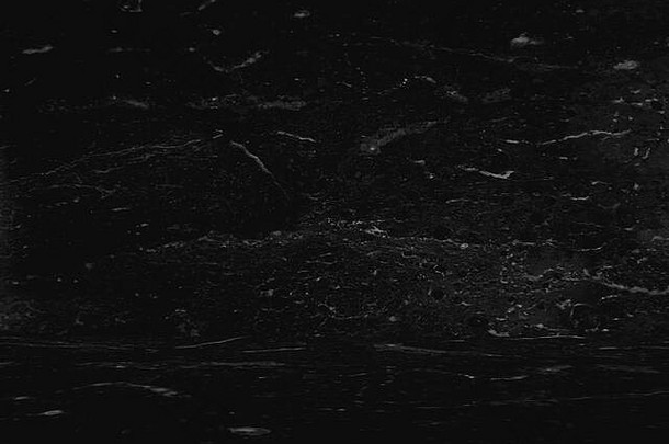 黑色大理石自然图案为背景，抽象黑白