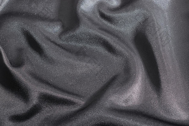 皱纹帆布合成灰色织物纹理背景