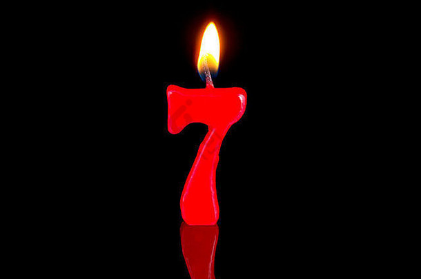 七号生日蜡烛