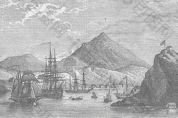 洪都拉斯老虎岛1857年。<strong>图</strong>文并茂的伦敦新闻