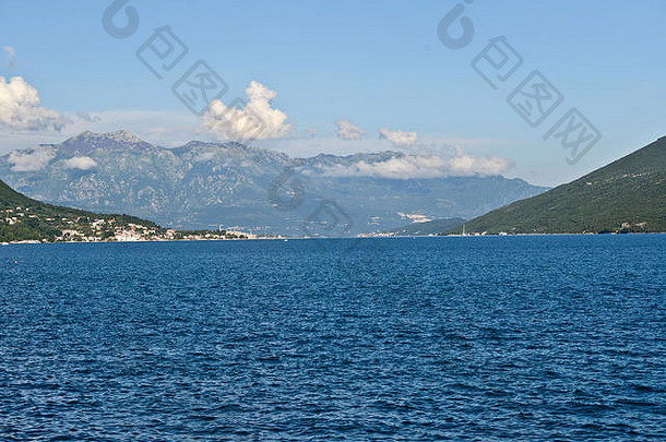 肮脏的湾视图赫尔采格herceg novi黑山共和国