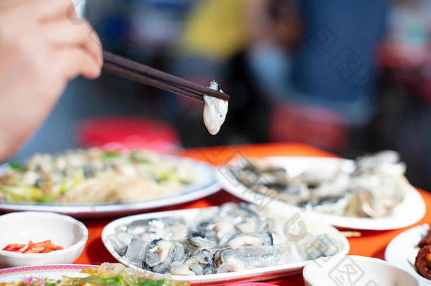 牡蛎筷子<strong>台湾</strong>食物