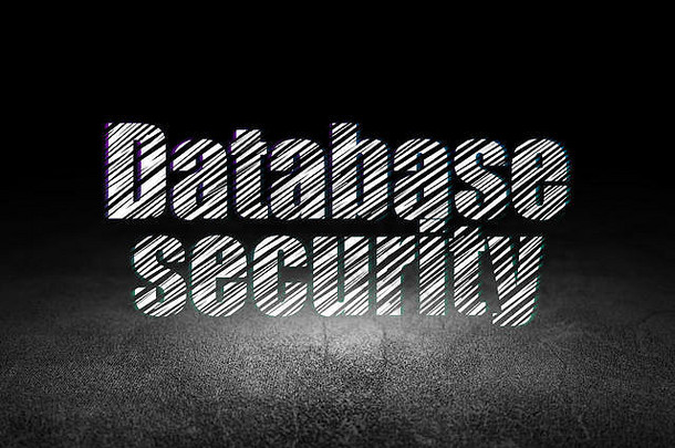 安全概念：grunge暗室中的数据库安全