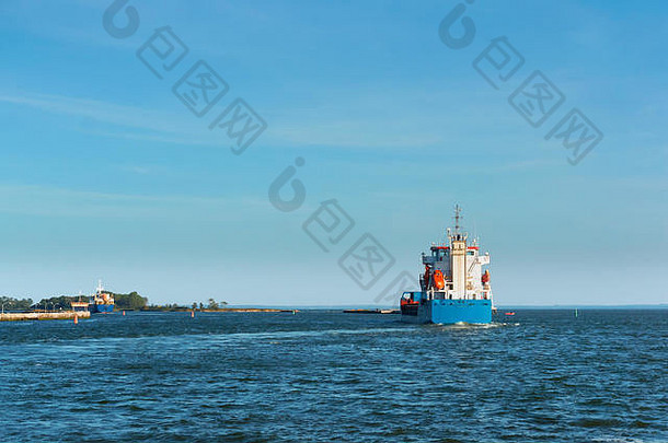 货物船海船返回港口波罗的海海