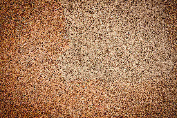 橙色墙面纹理背景灰泥材料