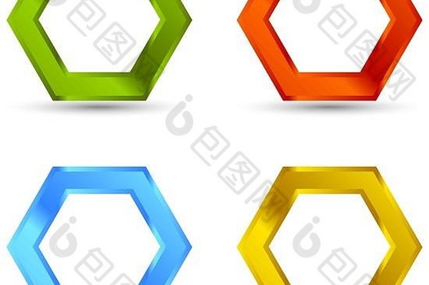 色彩斑斓的六角集