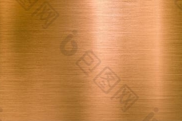 青铜或铜金属拉丝宽纹理板或斑块