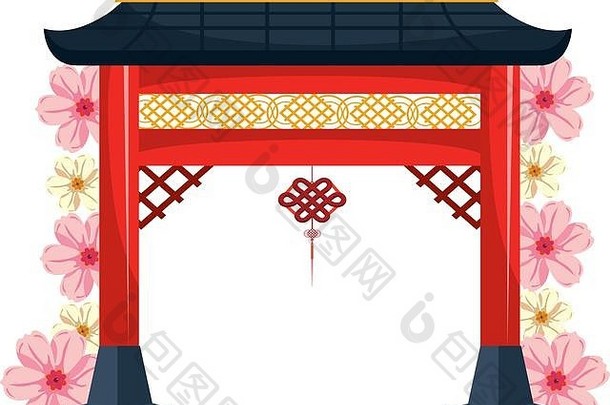 中国红门