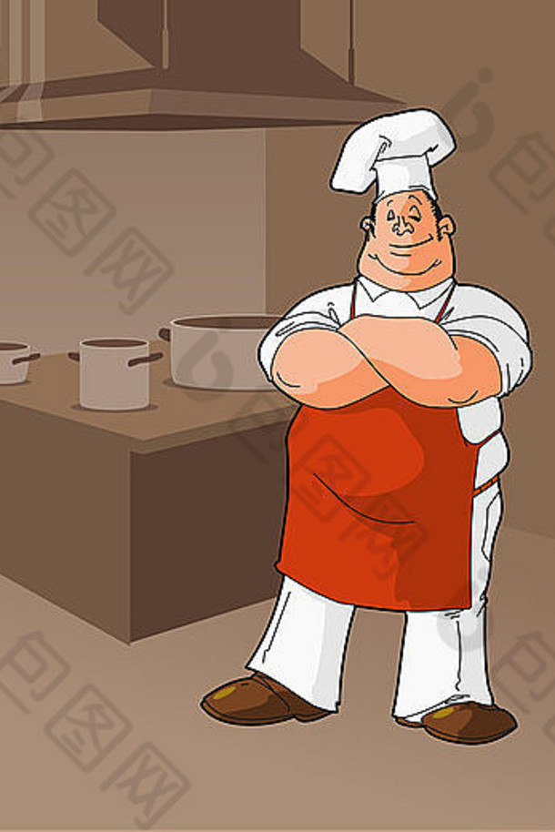 烹饪厨房剪辑艺术老板厨房设备棕色（的）颜色