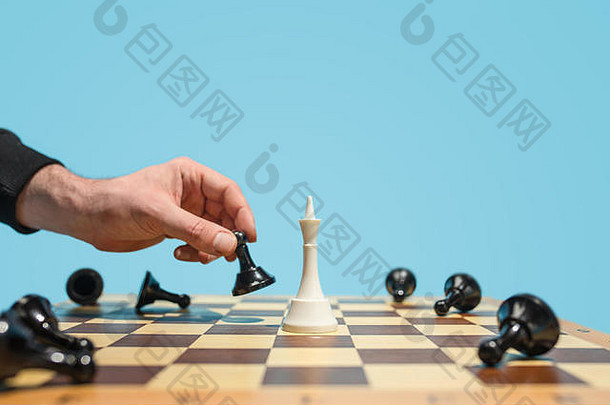 棋盘和游戏的商业理念和竞争理念。
