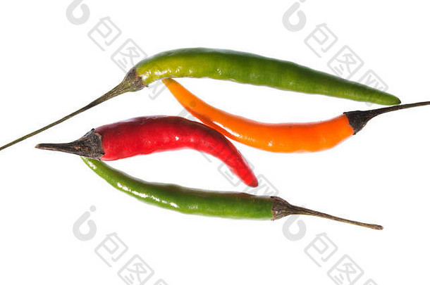 辣椒胡椒被称为辣椒胡椒智利胡椒辣椒水果辣椒家庭广泛香料食物菜