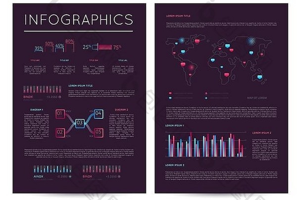 投资报告infographics