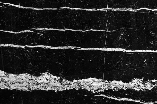 天然黑色花岗岩，银脉纹理背景，分辨率高。黑色大理石。