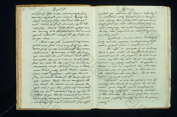 古老的背景书法文档褪了色的法国笔迹历史墨水信手稿公证纸脚本染色特克斯